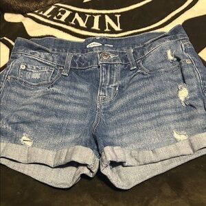 Old Navy Women's Distressed Blue Jean Shorts